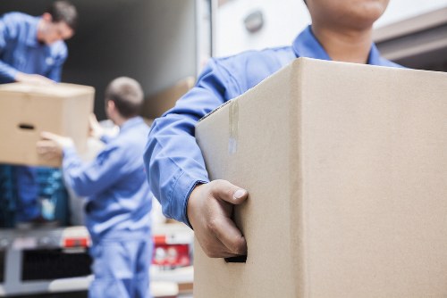 People using storage during a move or renovation in Willesden