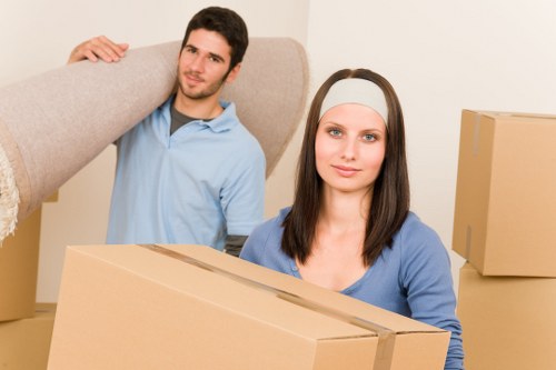 Charity donation and reuse of office furniture and packing items